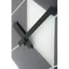 NeXtime klok 8171 Cubic, 43,5x37 cm, Ścienny, Czarny/Biały/Szary