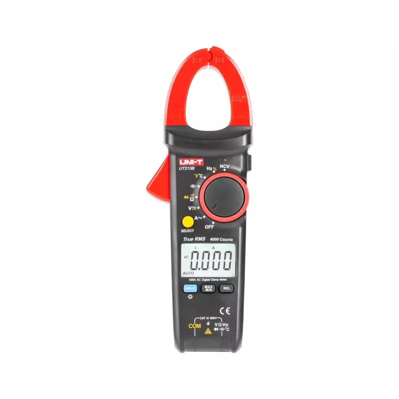 Miernik cęgowy Unit UT213B — cyfrowy multimetr cęgowy, pomiar prądu AC