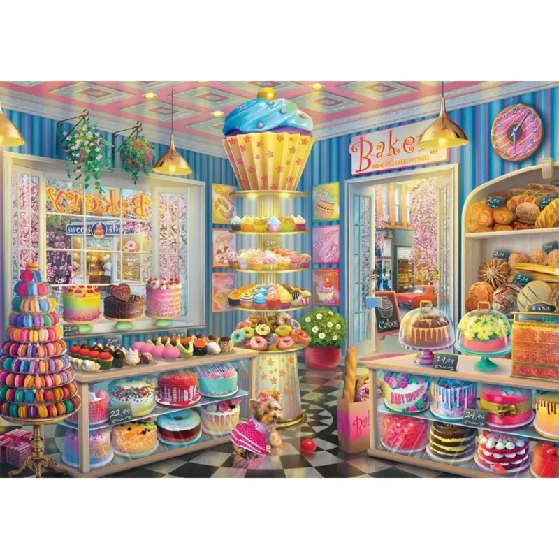 Kolorowa Piekarnia, Puzzle 1000 Elementów