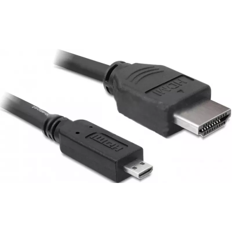 DeLOCK - Kabel wideo/audio - HDMI - 32 AWG - HDMI, 19-pin (M) - 19-pin Micro-HDMI (M) - 3 m (82663)