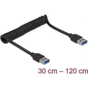 Kabel USB DeLOCK 85348 USB 3.2 Gen 1 1,2 m USB A Czarny
