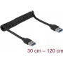 Kabel USB DeLOCK 85348 USB 3.2 Gen 1 1,2 m USB A Czarny