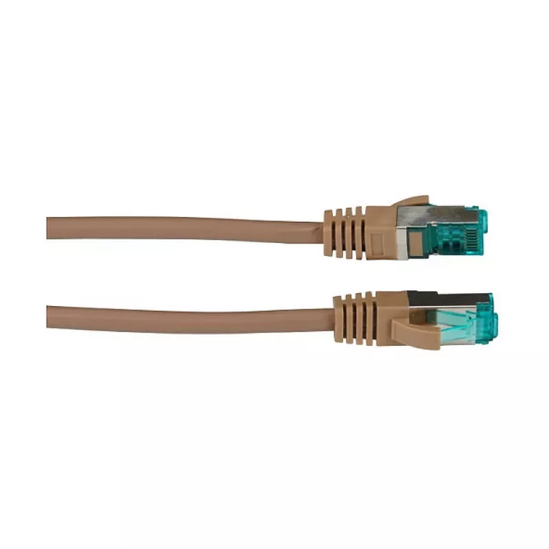 Kabel krosowy EFB-Elektronik RJ45 kat.6A S/FTP LSZH brązowy 1m Producent: EFB Elektronik (MK6001.1BR)