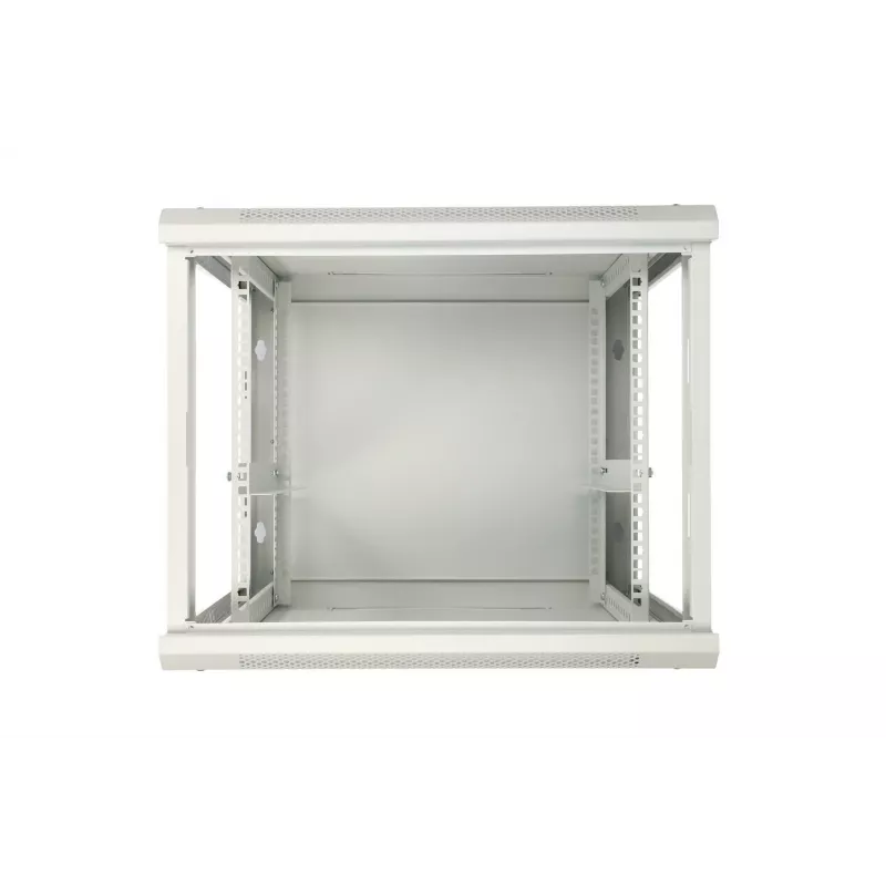 Extralink Szafa rack 12U 600x450 ASP Szara do montażu na ścianie, metalowe drzwi