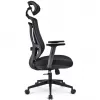 Krzesło biurowe Sharkoon OfficePal C10 — czarny, ergonomiczny design, regulowana wysokość