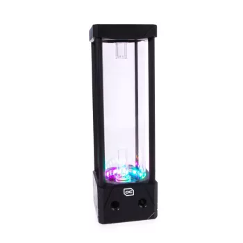 Blok wodny Alphacool 13326 Acetal Aluminium Glass Czarny Transparent
