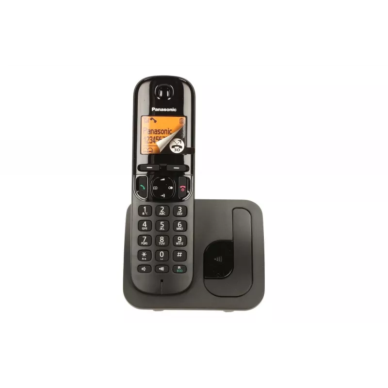 Panasonic KX-TGC 210 PDB Telefon DECT Czarny z Identyfikacją Rozmówcy