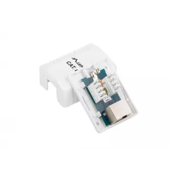 Puszka natynkowa RJ-45 biała Lanberg OS6-0001-W
