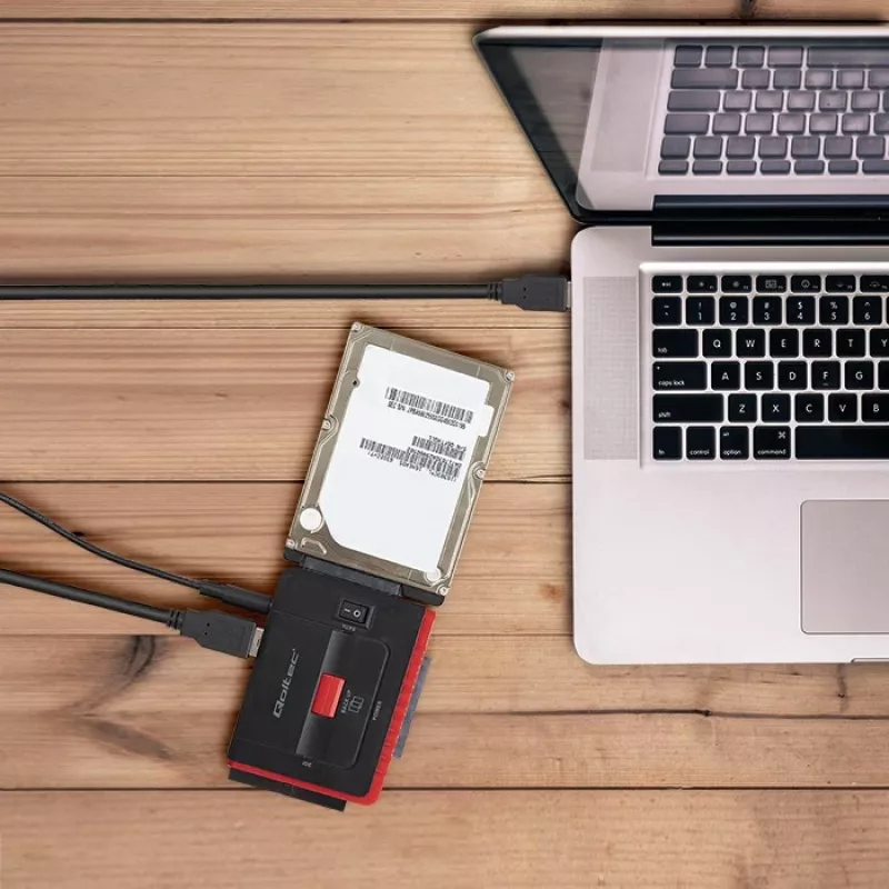 Adapter USB 3.0 do IDE SATA III QOLTEC 50645