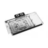 Backplate Alphacool 10270 Akryl Aluminium Chrom Miedź Nylon Czarny Przezroczysty