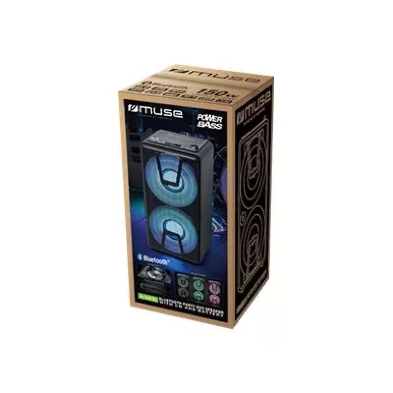 Muse | Party Box Speaker | M-1820 DJ | 150 W | Bluetooth | Czarny | Połączenie bezprzewodowe