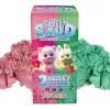 Zestaw Fluffy Sand 2x70g Różowy/Zielony TUBAN
