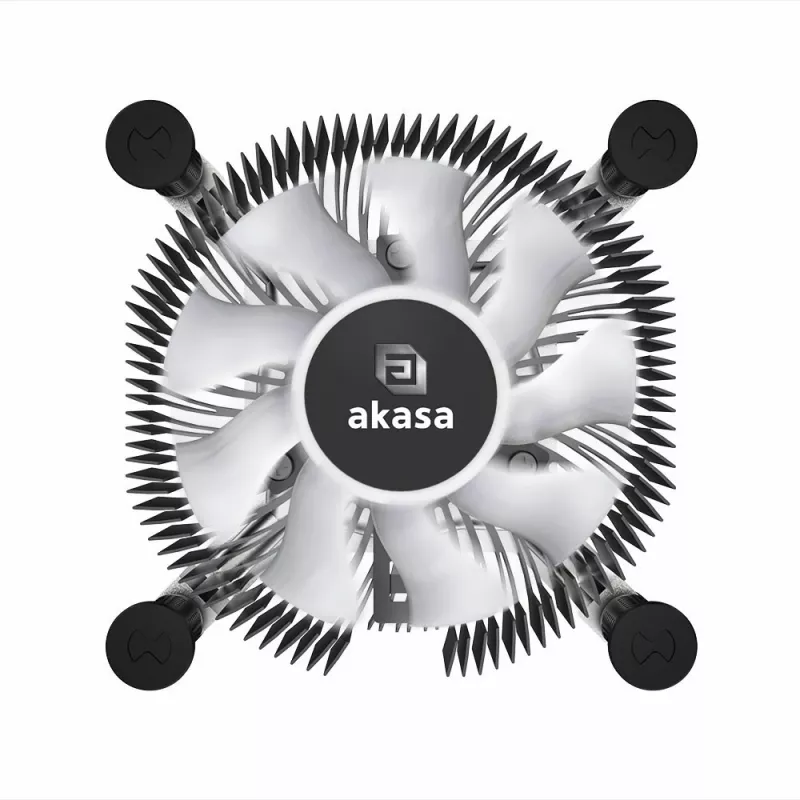 Chłodzenie powietrzne Akasa AK-CC6615BP01 Czarny 600-3000 RPM Dual ball bearing