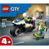 Zestaw LEGO City Pościg na motocyklu policyjnym 60455 — 65 elementów, 2 minifigurki, wiek 4+