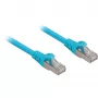 Kabel krosowy RJ45 Cat.6a SFTP (niebieski, 3 metry, LSOH (bezhalogenowy))