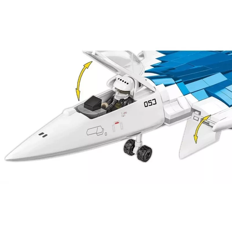 Zestaw konstrukcyjny Cobi SU-57 Felon, 928 elementów – model Cobi COBl-5909
