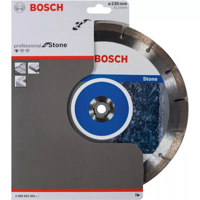 BOSCH DISC D.* 230x22 SEG STONE