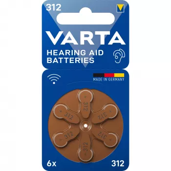 Bateria jednorazowa Varta 312 PR41 cynkowo-powietrzna 3,45 mm 7,8 mm 0,5 g