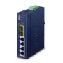 Przełącznik zarządzalny PLANET Industrial L2/L4 4-portowy Gigabit Ethernet 10/100/1000