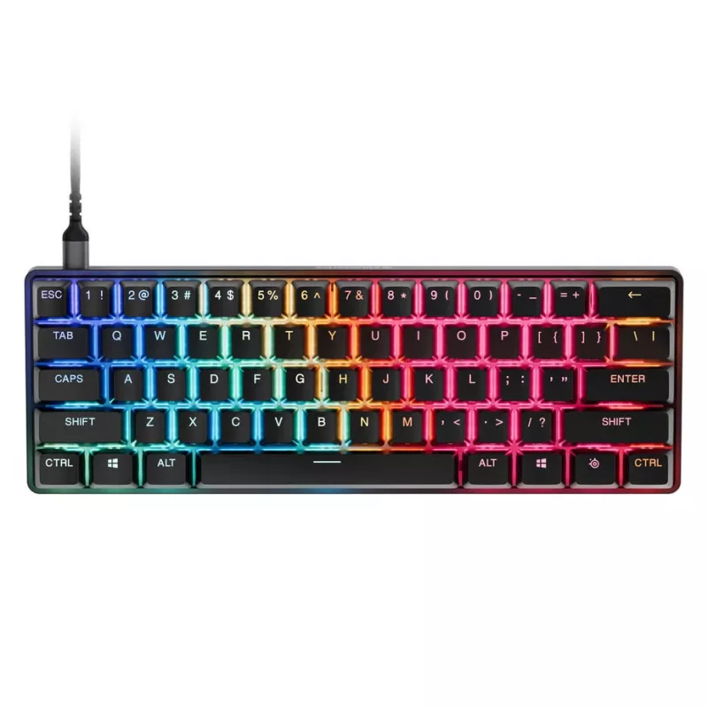 Mechaniczna miniaturowa klawiatura STEELSERIES Apex Pro Gen 3 Mini z przełącznikami RGB
