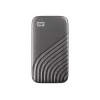 WD My Passport SSD WDBAGF0040BGY - SSD - szyfrowany - 4 TB - zewnętrzny (przenośny) - USB 3.2 Gen 2 (złącze USB-C) - 256-bitowy AES - Szary