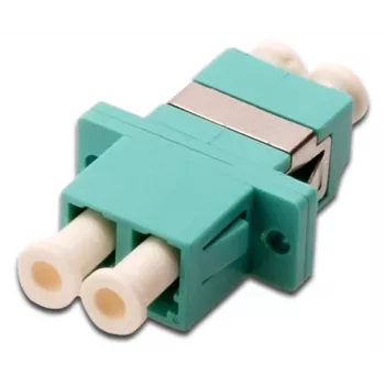 Digitus Fiber optic coupling duplex LC to LC MM OM3 Aqua