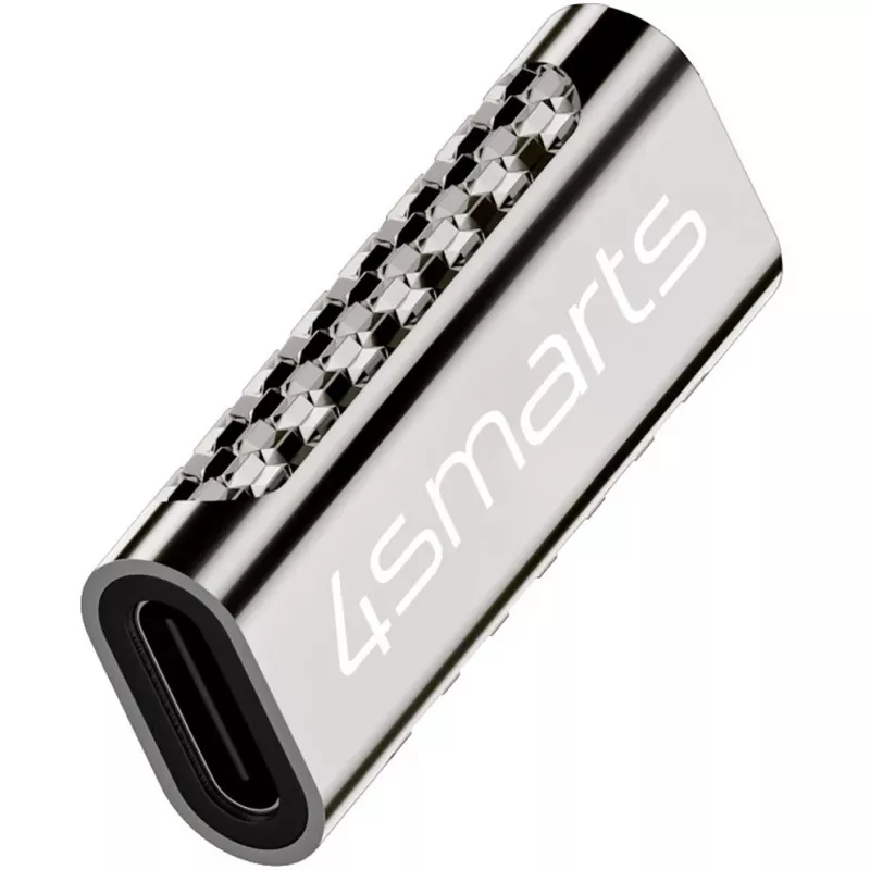 adapter złącza złącza 4smarts 540464 USB-C do USB-C srebrny