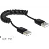 Kabel USB DeLOCK 83239 USB 2.0 0,6 m Czarny