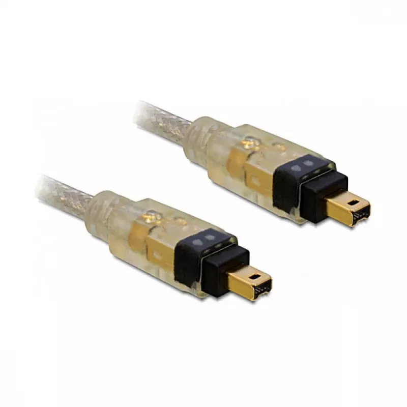Kabel FireWire A/A DeLOCK 1,0 m szary