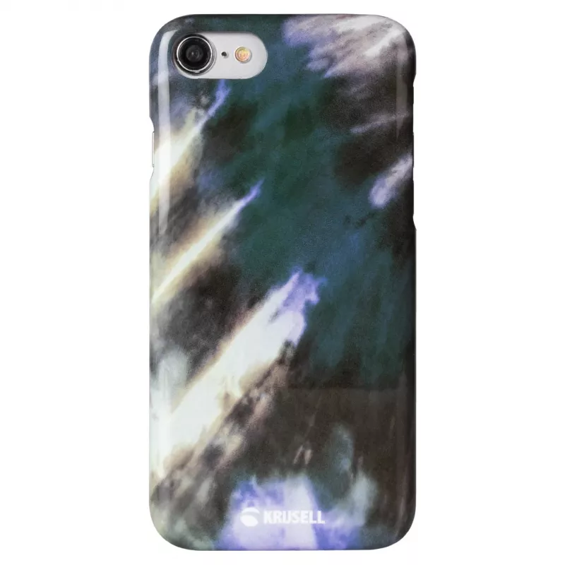 Ochronna okładka z klapką Krusell Limited na Apple iPhone 8/7 — wzór Twirl Earth
