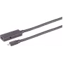 Kabel USB S/CONN 13-49045 USB 3.2 Gen 2 3 m USB C czarny