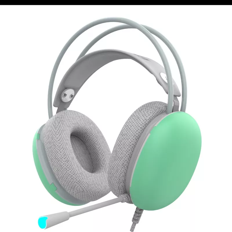 Cian Technology GmbH INCA Gaming Headset IGK-X8Y 7.1 USB RGB-LED turkusowy - Zestaw słuchawkowy