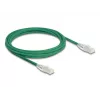 Kabel sieciowy DeLOCK RJ45 Cat.6A wtyk do wtyku 3m zielony
