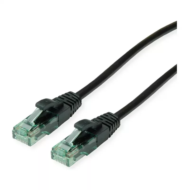 Kabel sieciowy ROLINE Recycled Material 21.45.3156 RJ-45 Cat6a 7 m Czarny