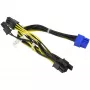 Supermicro - CBL-PWEX-1017 GPU Power Cable - interne Stromversorgung, 8-polig zu 8-poliger PCIe Power (6+2) 20 cm