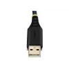 StarTech.com adapter kablowya USB na szeregowe 2-portowy 2ft (60cm), wymienne śruby/nakrętki DB9, zachowanie COM, USB-A na DB9 RS232, FTDI, ochrona ESD poziomu 4, Windows/macOS/ChromeOS/Linux - wytrzymała konstrukcja TPE