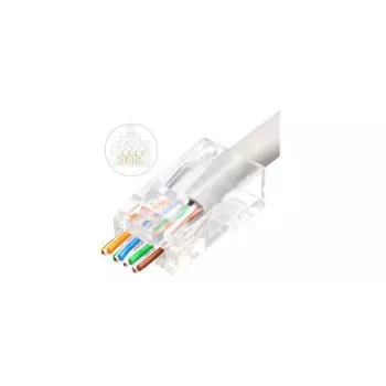 Złącze przewodów RJ45 Lanview LVN125306 Przezroczyste