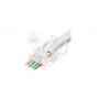 Złącze przewodów RJ45 Lanview LVN125306 Przezroczyste