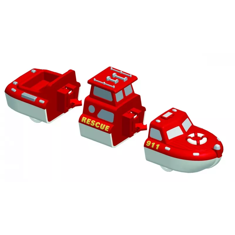 Zestaw pojazdów Popular Playthings Mix or Match Vehicles Fire and Rescue