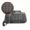 Gigaset DL380 telefon przewodowy, czarny