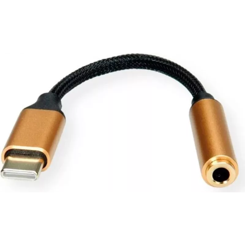 ROLINE Gold - Audio-Adapter - USB-C männlich zu Stereo Mini-Klinkenstecker weiblich