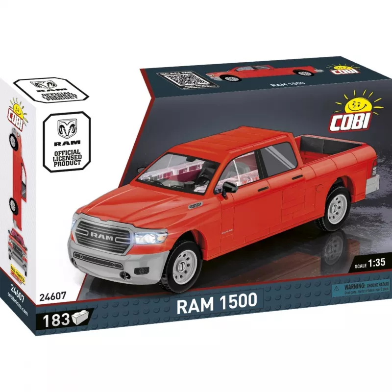 Klocki konstrukcyjne Cobi RAM 1500 24607 – model 2-w-1, wymienne konfiguracje