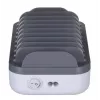 Manhattan Charging Station, 10x Ports: 3x USB-C (up to 18W PD) and 7x USB-A (up to 12W), 120W Total Output, biały/szary, Three Year Warranty