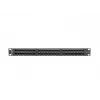 Patch panel LANBERG PPU5-1048-B 1U, 48 portów Cat5e, czarny, 445×102×44,5 mm