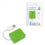 USB Hub LOGILINK UA0138 — 4-portowy hub USB 2.0, zielony, do 480 Mbit/s