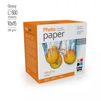 Papier fotograficzny ColorWay PG2005004R 200 g/m² 10x15 cm Wysoki połysk