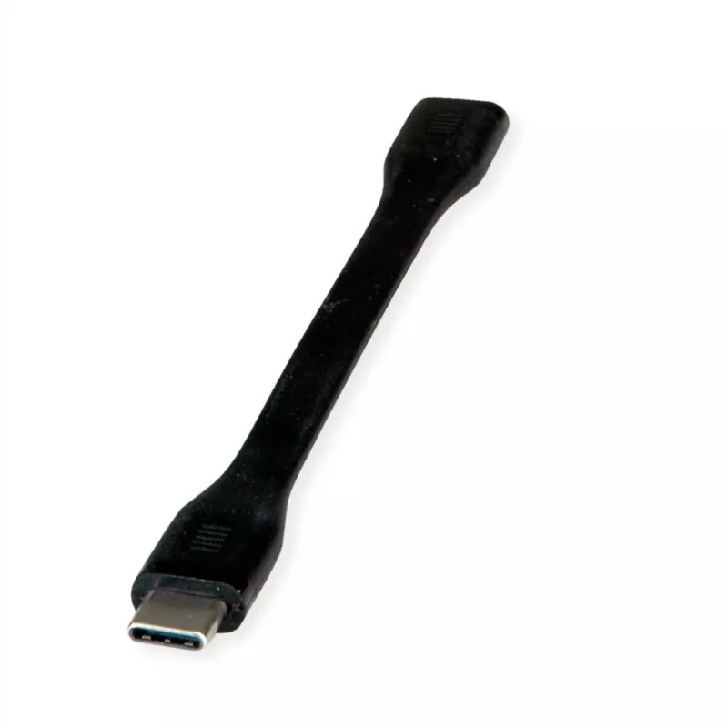 ROLINE Kabel Adapter USB4 Gen3x2 40Gbit/C-C ST/BU Płaski - Kabel - Cyfrowy/Dane