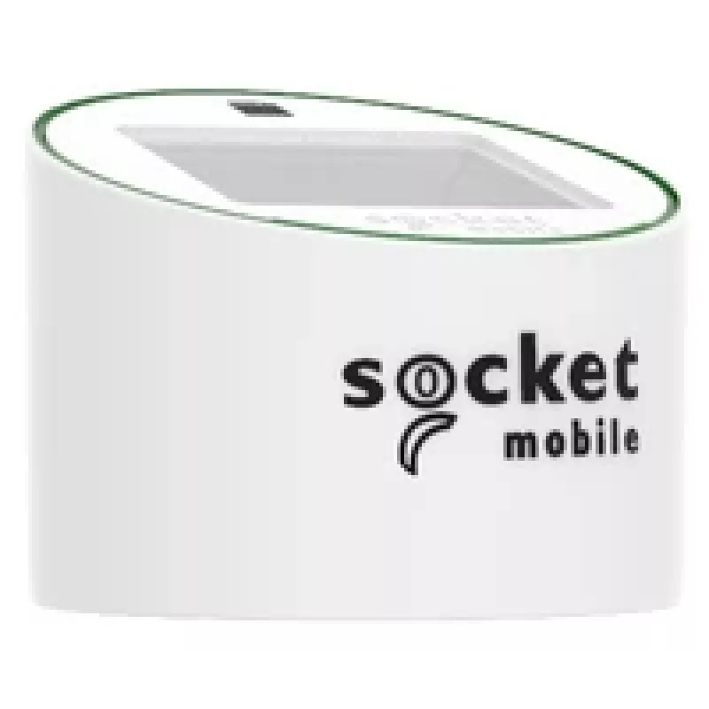 Ręczny czytnik kodów QR Socket Mobile SocketScan S320 z nakładką Secure Pad, biały