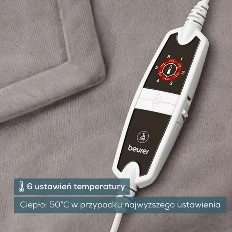 Koc elektryczny Beurer HD 150 XXL Cosy Taupe