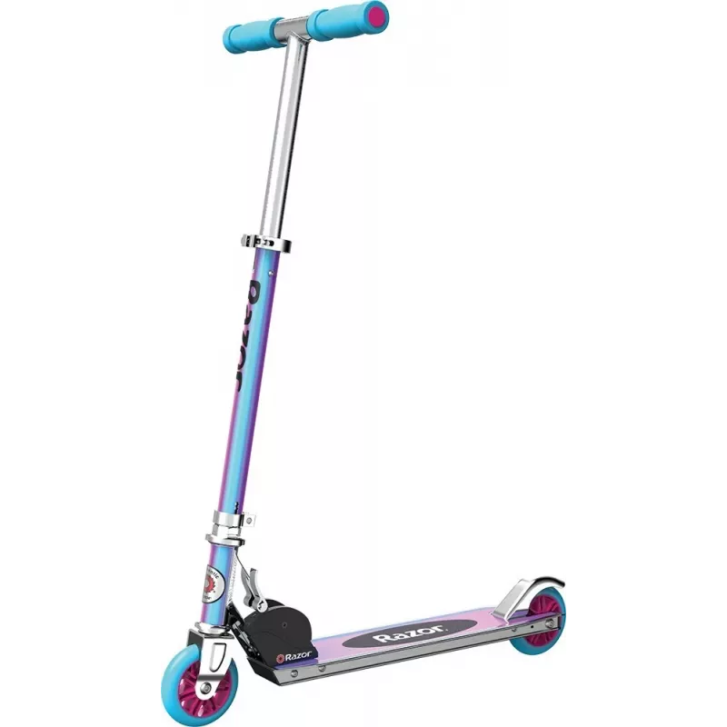 Hulajnoga kopana Razor A Special Edition Kids Wielokolorowa – aluminiowy podest, koła PU, 2 koła, składana, maks. obciążenie 65 kg
